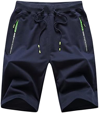 Muške kratke hlače za vježbanje Casual s elastičnim džepovima sa patentnim zatvaračem hlače duge