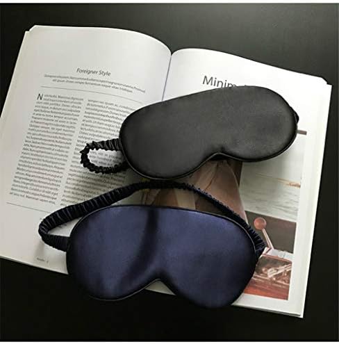Svileni povez za oči sa istom torbom za odlaganje u boji, dvoslojna svilena maska za oči i elastični