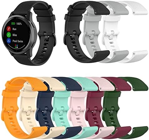 SKXMOD 20MM narukvica za ručni zglob za Ticwatch E za Garmin Venu za Forerunner 645 Silikon Smartwatch