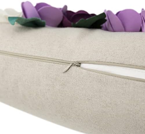 Kingrose 3D cvjetni bacanje jastuk od jastuka ukrasni jastuk kućište ručno radno radnoj jastuk poklopac