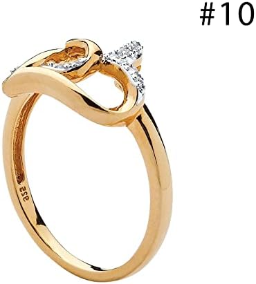 2023 Novi nakit kreativni angažman GIF Diamond Dame Srce-srčani prsten Ljubav prstenovi Muški veliki prstenovi