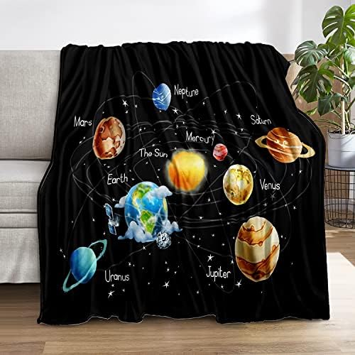 Azawalla Space Bobe za dječje dječake Djevojke, solarni sistem baca pokrivač sa prostorom Galaxy temama,