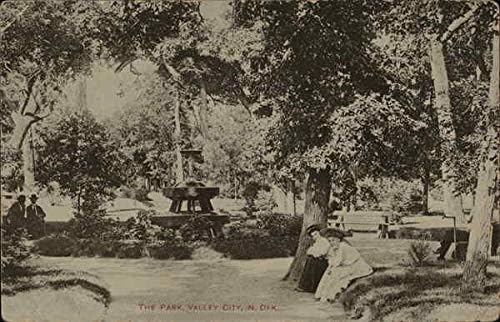 Gradska dolina Park, Sjeverna Dakota ND Originalna antička razglednica