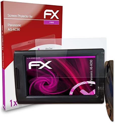 ATFolix plastični stakleni zaštitni film kompatibilan sa Panasonic AG-AC90 zaštitnikom, 9h hibridnog-stakla