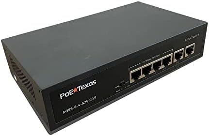 POE TEXAS POE prekidač 4 port - 802.3AF / na napajanju preko Ethernet sa 4 POE + portove, 2 LAN UPLINK,