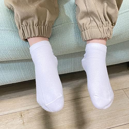 Dječaci i djevojčice nisko rezanje čarapa bijela boja čarape za gležnjeve školske čarape za djecu