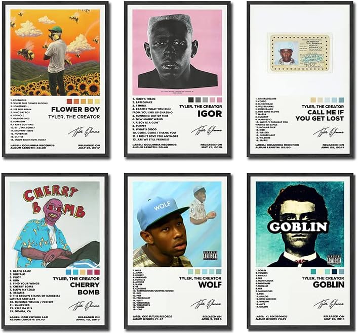 Set od 6 platnenih postera, Drake Poster Views Poster Certified Lover Boy Poster ništa nije bio isti