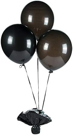 11 ONYX Crni baloni - dekor zabave - 24 komada