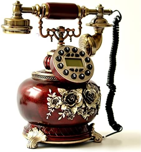ZSEDP Antikni telefonski zanati vintage metal fiksne kuće ukrasni ukrasi telefon Telefon