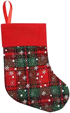 Xios božićni ukras 2022 božićne čarape poklon torbe bombonske torbe za čarape snijega pahuljicama