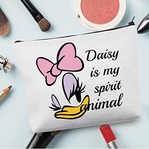 Cmnim Duck Lover poklon Duck Makeup kozmetička torba Daisy Big Face lik sa zatvaračem torbica torba