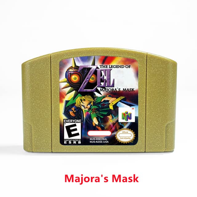 The Legend of Zeldaed-Majora's Mask ili Majora's Mask Masked Quest 64 Bit Game Cartridge USA verzija NTSC