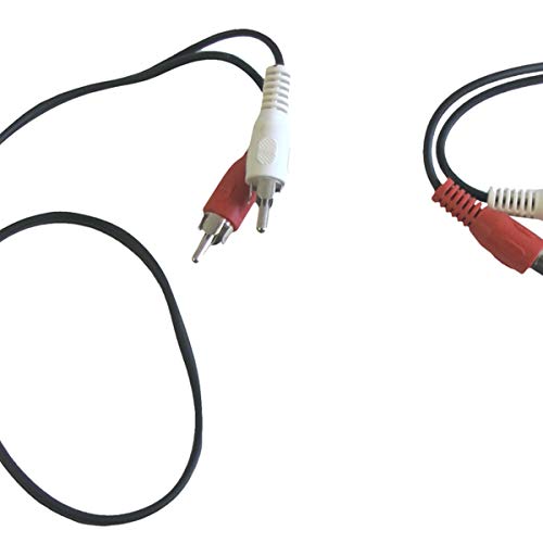 TG, LLC Treasure Gurus 12ft RCA Composite LR AV stereo kabel Audio muški crveni bijeli priključak