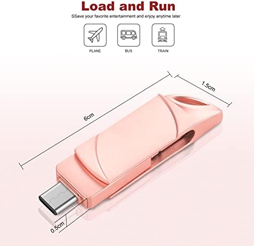 512GB USB C fleš disk 2 u 1 OTG Type-C + USB 3.0 memorijski Stick sa palcem
