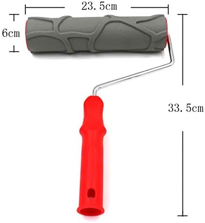 Weiping - 13 inčni reljefni teksturni gumeni valjak DIY uzorak alata za boju zidni dekor Statistika