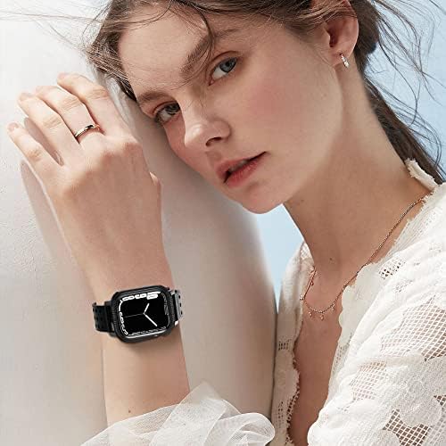 Wilbur dizajniran za Apple Watch Series 7 Band 41mm i Apple Watch serija 7 Case 41mm, mekani silikonski