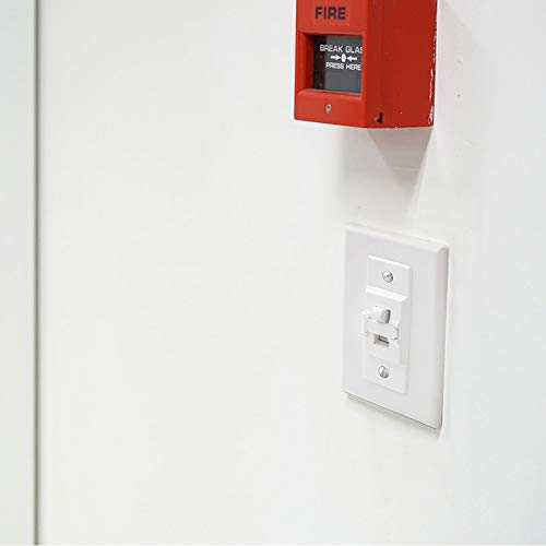 Zaštita prekidača za svjetlo, moguće opciono uključivanje ili isključivanje poklopca zidne ploče štiti vaša svjetla