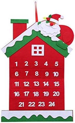 Veliki ukrasi Božić Kalendar Božić Advent sa džepovima Felts Home Decor papir Božić dekoracije za dom