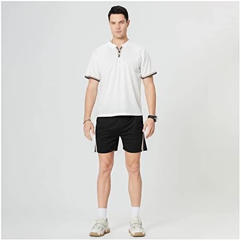 DHTDVD Ljetna sportska odjeća za muškarce s kratkim plažom za muškarce Ležerne košulje kratkih kratkih