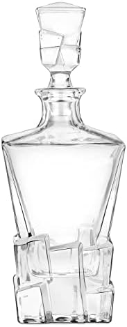 Maverton personalizirani dekanter za viski i 2 čaše za parove - elegantan set viskija sa gravurom-model