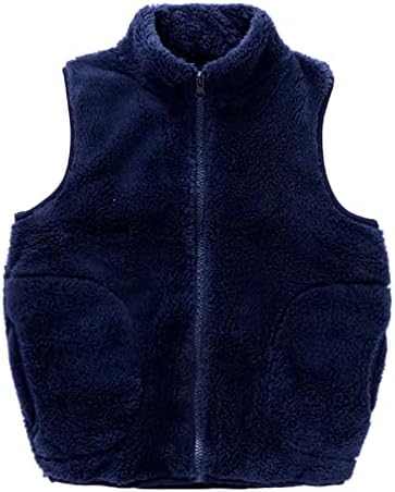 Rongxi Toddler Kids Boys Girls Winter Solid Fleece sa patentnim jaknom za zatvaranje zgušnjavanja