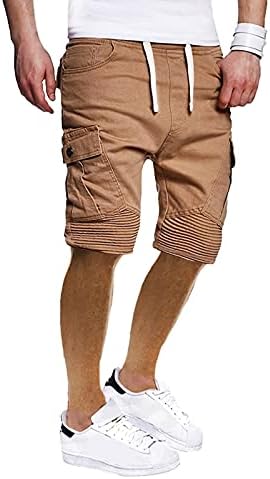 Firero muške staklene pantalone casual vučne elastične struine čvrste boje mršavini fit aktivni