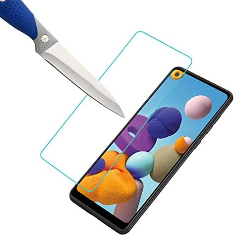 Mr. štit [3-Pack] dizajniran za Samsung Galaxy A21 [nadogradite maksimalnu verziju ekrana] [kaljeno staklo]