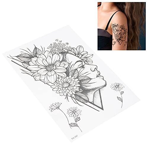 Privremena tetovaža naljepnica modna cvijeća tetovaža naljepnica za tetovaže karoserije za ruke
