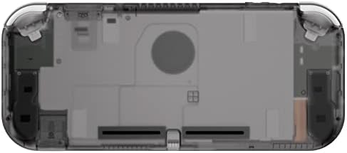 Extreerna Clear Crna DIY zamjenska ljuska za Nintendo Switch Lite, NSL ručno kućište kontrolera sa