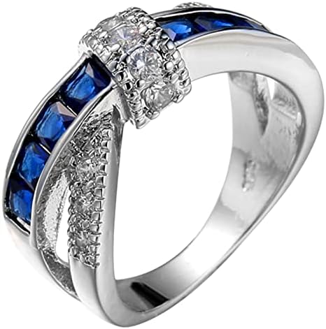 2023 Novi multikolor cirkon ukras prsten za vjenčanje ženske ručne ukrase zabave prsten puna enkrustrirana