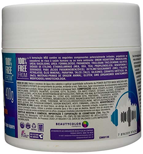 Soul Power Power maslac maska 400g Vegan Friendly GMO Free Cruelty Free-Anti-Frizz hidratantna sa prirodnim uljima-uvezeno