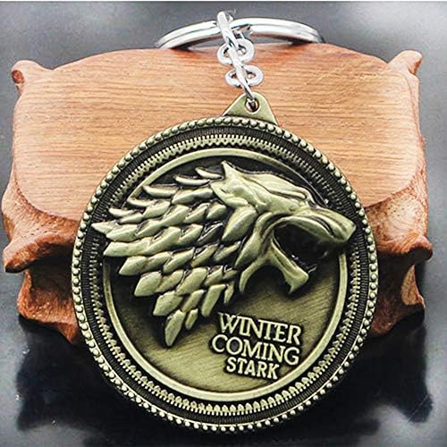 Kuća Stark privjesak za ključeve ogrlica dobio privjesak Game Of Thrones nakit čari pokloni za kolekcije privjesak