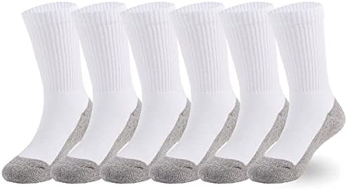 EPEIUS Kids Boys/Girls' jastuk Crew čarape debele pamučne atletske čarape 6 pakovanje 4-14 godina