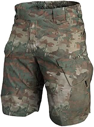 WENKOMG1 muške taktičke kratke hlače, vojni Sanduci pune dužine koljena vodootporni Ripstop s više džepova rastezljivi