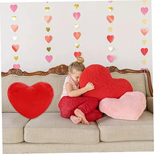 Nirelief Heart Shape Throw jastuci Valentines Day Heart Pillow dekorativni plišani jastuk za vjenčanje