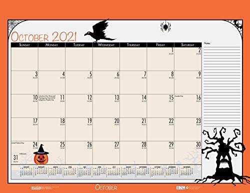 Kuća iz Doolittle 2021-2022 mjesečni kalendar sezonskog radnog stola, akademski, 22 x 17 inča,