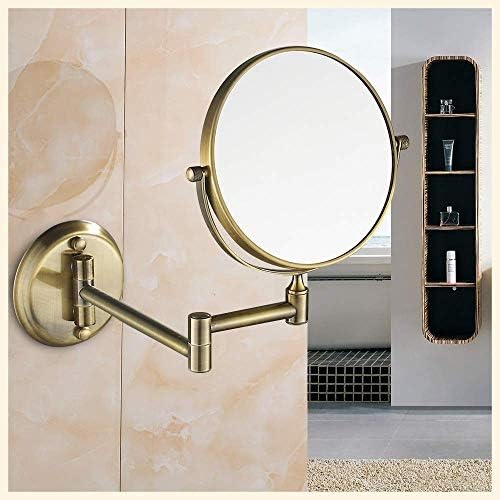 LARRO zidna ogledala za šminkanje koja povećavaju čvrsto podesivo Kozmetičko ogledalo ogledalo za brijanje