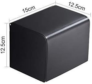 Raxinbang-crna crna nehrđajuća čelika bez od nehrđajućeg čelika veličine 12.5cm12.5cm15cm papirnati