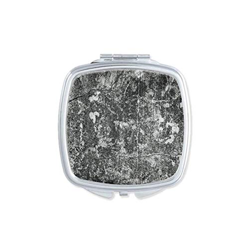 Tamna Kamena Zidna Površina Pucketa Teksturno Ogledalo Prijenosni Kompaktni Džepni Šminka