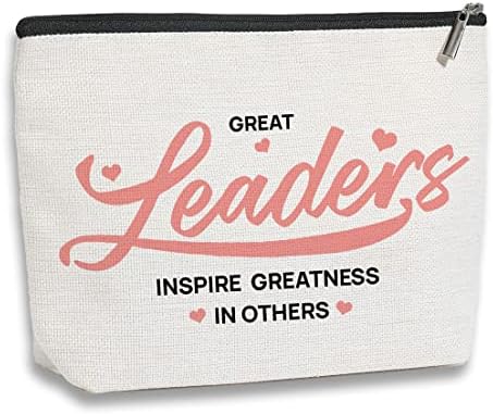 Kdxpbpz Leaders Gifts Makeup Bag for Leaders Boss Appreciation Gifts Dan zahvalnosti Boss