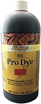 Fiebing's Pro Dye - Red 32oz - Profesionalna ulja boja za umiruću kožu