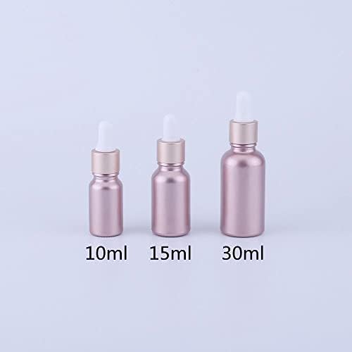 WSSBK 10pcs 10ml ružičasta boca od stakla prazna kozmetička ambalaža Kontejnerske bočice Esencijalne