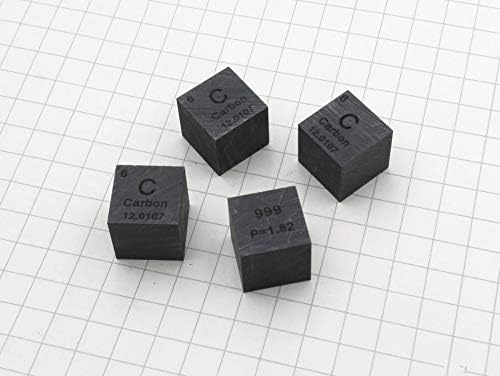 Dijelovi alata karbonska periodična tablica kocka Dužina 10 mm Težina 1,79 g C?99.9%
