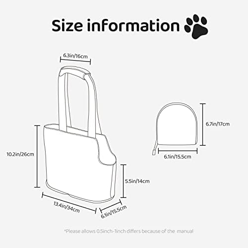 Meka jednostrana putna torba za kućne ljubimce 3d Prijenosna torbica za male pse/mačke