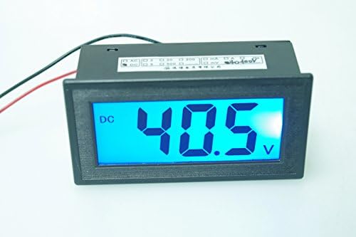 Smakn 2-žice Potpuno zatvaranje DC 40-100V LCD digitalni voltmetar / digitalni DC voltmetar