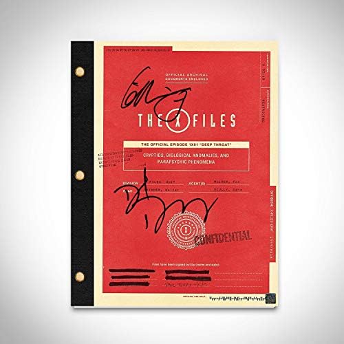 RARE-T X-Files Limited Signature Edition Studio Licensed Script Custom Frame-Script with Custom Frame