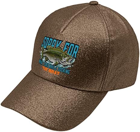 Ribolovni kape za dječaku za bejzbol kapu Smiješni šeširi za dječaka, izvinite zbog onoga što