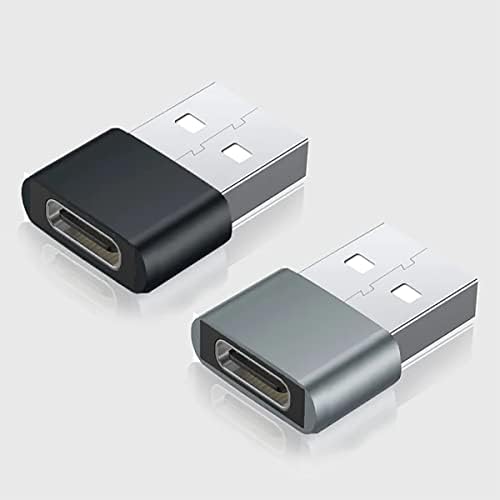 USB-C ženka za USB muški brzi adapter kompatibilan sa vašim Samsung Galaxy S9 za punjač, ​​sinkronizaciju, OTG