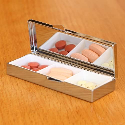 Zlikovci duga kutija za pilule za lijekove i vitamine sa tri odjeljka