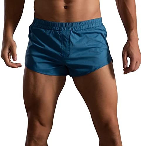 Muške bokserske kratke hlače Muške ljetne hlače od pune boje Elastična traka labavi brzi suhi povremeni